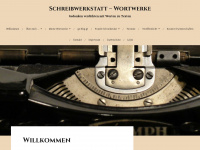 schreibwerkstatt-wortwerke.org Webseite Vorschau