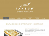 tansunonline.de Webseite Vorschau