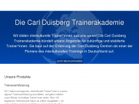 carl-duisberg-trainerakademie.de Webseite Vorschau