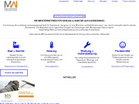 mwhaustechnik.de Webseite Vorschau