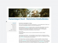 parkett-depot-nord.de Webseite Vorschau