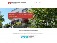 swiss-biomedicine.com Webseite Vorschau