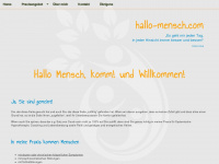 hallo-mensch.com Webseite Vorschau