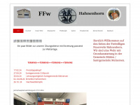 ffw-hahnenhorn.de Webseite Vorschau