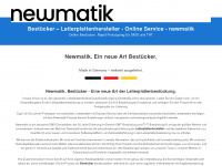 newmatik.com Webseite Vorschau