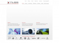 nuss-engineering.com Webseite Vorschau