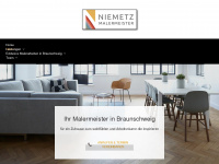 malermeister-niemetz.de Webseite Vorschau