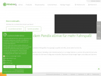 pendix.at Webseite Vorschau
