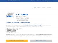 kunz-torbau.ch Webseite Vorschau