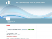 cft-events.ch Webseite Vorschau