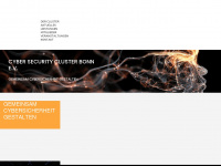 cyber-security-cluster.eu Webseite Vorschau
