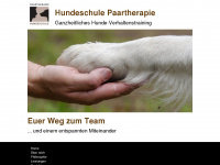 hundeschule-paartherapie.de Webseite Vorschau
