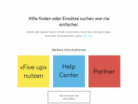 fiveup.org Webseite Vorschau