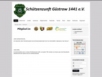 schützenzunft-güstrow-1441.de Webseite Vorschau