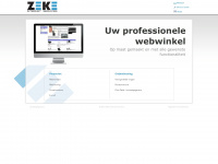 zeke.nl Webseite Vorschau