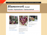 blumenwerk.li Webseite Vorschau