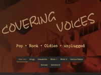 covering-voices.de Webseite Vorschau