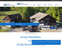 analp.ch Webseite Vorschau