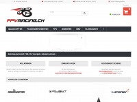 fpvracing.ch Webseite Vorschau