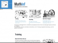 mathinf.eu Webseite Vorschau