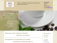 cafe-hein.de Webseite Vorschau