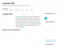 rethink-p2p.de Webseite Vorschau
