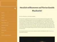 florian-ewald-musik.de Webseite Vorschau