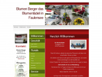 blumenberger-faulensee.ch Webseite Vorschau