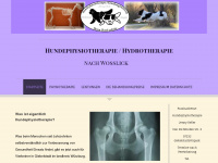 hundephysiotherapie-keller.de Webseite Vorschau