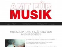 amt-fuer-musik.de Webseite Vorschau
