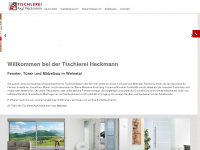 tischlerei-heckmann.eu Webseite Vorschau