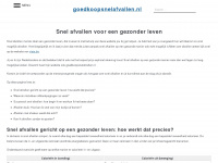 goedkoopsnelafvallen.nl Webseite Vorschau