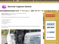 serrurier-urgence-geneve.ch Webseite Vorschau