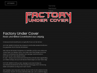 factory-under-cover.band Webseite Vorschau