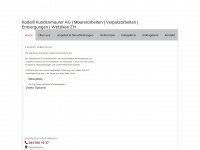 kaderli-kundenmaurer.ch Webseite Vorschau
