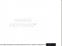 humus-festival.de Webseite Vorschau
