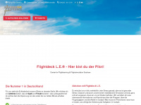 flightdeck-le.eu Webseite Vorschau