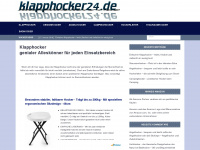 klapphocker24.de Webseite Vorschau