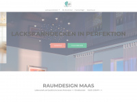raumdesign-maas.com Webseite Vorschau