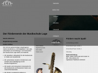 musikschule-lage-foerderverein.de Webseite Vorschau