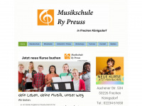 musikschule-ry-preuss.de Webseite Vorschau