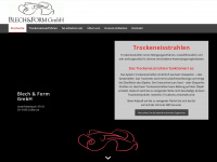 blechundform.ch Webseite Vorschau