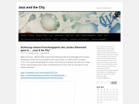 jazzandthecity.org Webseite Vorschau