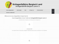 schlaganfallbuero-bergisch-land.de Webseite Vorschau