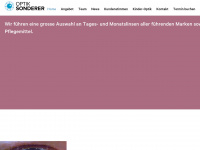 optiksonderer.ch Webseite Vorschau