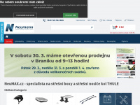neumax.cz Webseite Vorschau