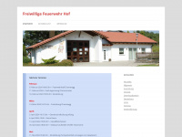 ffw-hof.de Webseite Vorschau