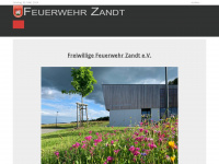 ffw-zandt.de Webseite Vorschau