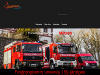 feuerwehr-miltach.de Webseite Vorschau