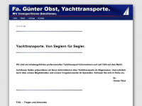 trans-yacht.de Webseite Vorschau